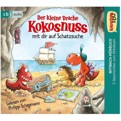 CBJ Kokosnuss & Du: Der kleine Drache Kokosnuss mit dir auf Schatzsuche, Hörbücher von Ingo Siegner, Philipp Schepmann CBJ Kokosnuss & Du: Der kleine Drache Kokosnuss mit dir auf Schatzsuche, Hörbücher von Ingo Siegner, Philipp Schepmann