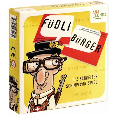 Anaconda Füdlibürger. Das Schweizer Schimpfwortspiel (Deutsch, 2 - 6 Spieler) Anaconda Füdlibürger. Das Schweizer Schimpfwortspiel (Deutsch, 2 - 6 Spieler)