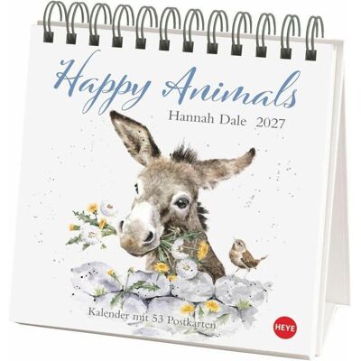Heye, Kalender, Happy Animals Premium-Postkartenkalender 2027 Heye, Kalender, Happy Animals Premium-Postkartenkalender 2027