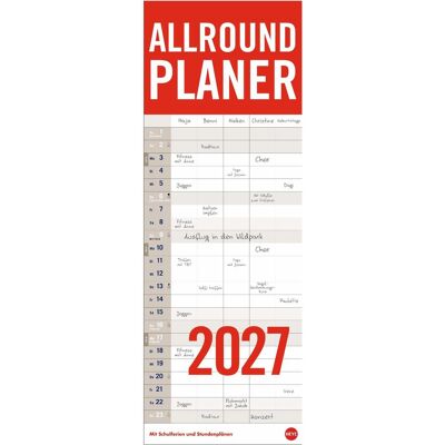Heye, Kalender, Familienplaner 24.5x69cm Heye, Kalender, Familienplaner 24.5x69cm
