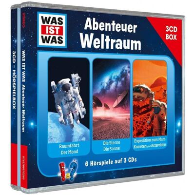 Universal Was Ist Was 3-Cd Hörspielbox Vol.6-Weltraum, Hörbücher von Günther Illi, Jan Hameyer, Sebastian Hassler, Matthias Falk, Dr. Manfred Baur, Anna Carlsson, Matthias Bauer, Jakob Riedl, Crock Krumbiegel, Kurt Haderer Universal Was Ist Was 3-Cd Hörspielbox Vol.6-Weltraum, Hörbücher von Günther Illi, Jan Hameyer, Sebastian Hassler, Matthias Falk, Dr. Manfred Baur, Anna Carlsson, Matthias Bauer, Jakob Riedl, Crock Krumbiegel, Kurt Haderer