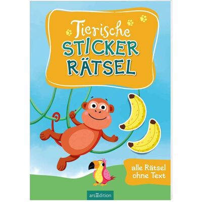 Ars Edition, Sticker, Tierische Sticker-Rätsel Ars Edition, Sticker, Tierische Sticker-Rätsel