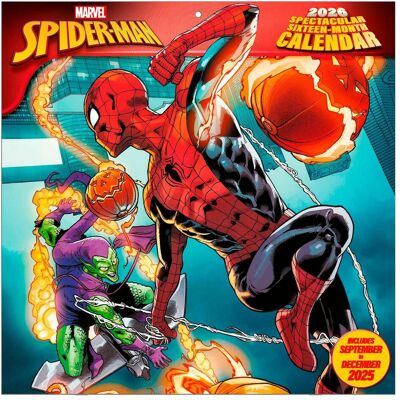 Pyramid Kalender, Marvel Spiderman Square Calendar 2026 30x30 (Spezial) Pyramid Kalender, Marvel Spiderman Square Calendar 2026 30x30 (Spezial)