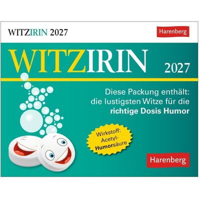 Harenberg, Kalender, Witzirin Tagesabreisskalender 2027 - Diese Packung enthält: die lustigsten Witze für die tägliche Harenberg, Kalender, Witzirin Tagesabreisskalender 2027 - Diese Packung enthält: die lustigsten Witze für die tägliche