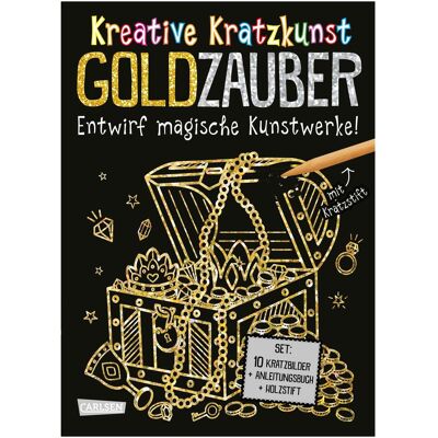 Carlsen Kratzbilder für Kinder: Kreative Kratzkunst: Goldzauber Carlsen Kratzbilder für Kinder: Kreative Kratzkunst: Goldzauber