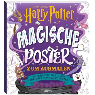 Panini, Bilder, Harry Potter: Magische Poster zum Ausmalen (23 x 25.50 cm) Panini, Bilder, Harry Potter: Magische Poster zum Ausmalen (23 x 25.50 cm)