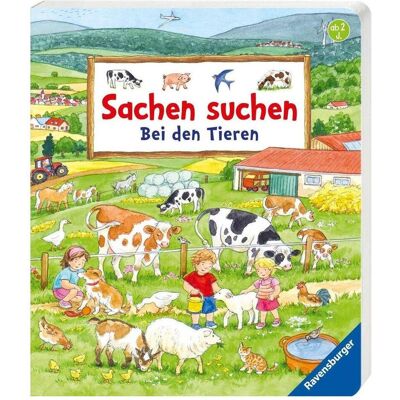 Ravensburger Sachen suchen: Bei den Tieren, Kinderbücher von Susanne Gernhäuser, Ursula Weller Ravensburger Sachen suchen: Bei den Tieren, Kinderbücher von Susanne Gernhäuser, Ursula Weller