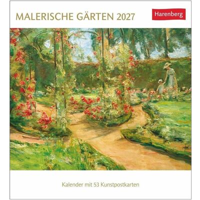 Harenberg, Kalender, Malerische Gärten Postkartenkalender 2027 - Kalender mit 53 Kunstpostkarten (16 x 17,5 cm) Harenberg, Kalender, Malerische Gärten Postkartenkalender 2027 - Kalender mit 53 Kunstpostkarten (16 x 17,5 cm)