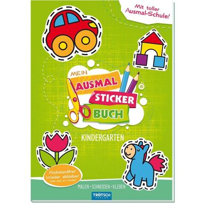Trötsch, Sticker, Bastelbuch Mein Ausmal Sticker Buch Kindergarten Trötsch, Sticker, Bastelbuch Mein Ausmal Sticker Buch Kindergarten