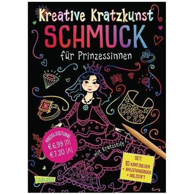 Carlsen Kreative Kratzkunst: Schmuck für Prinzessinnen: Set mit 10 Kratzbildern, Anleitungsbuch und, Kinderbücher von Anton Poitier Carlsen Kreative Kratzkunst: Schmuck für Prinzessinnen: Set mit 10 Kratzbildern, Anleitungsbuch und, Kinderbücher von Anton Poitier