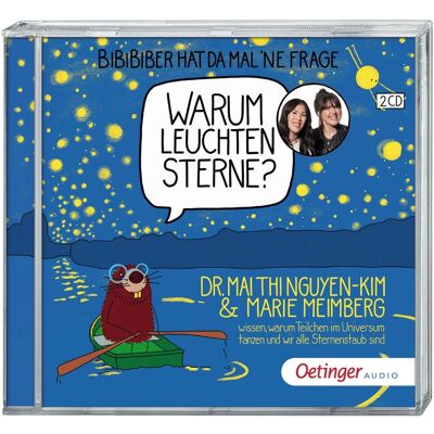 Oetinger BiBiBiber hat da mal 'ne Frage. Warum leuchten Sterne?, 2 Audio-CD, Hörbücher von Marie Meimberg, Mai Thi Nguyen-Kim Oetinger BiBiBiber hat da mal 'ne Frage. Warum leuchten Sterne?, 2 Audio-CD, Hörbücher von Marie Meimberg, Mai Thi Nguyen-Kim