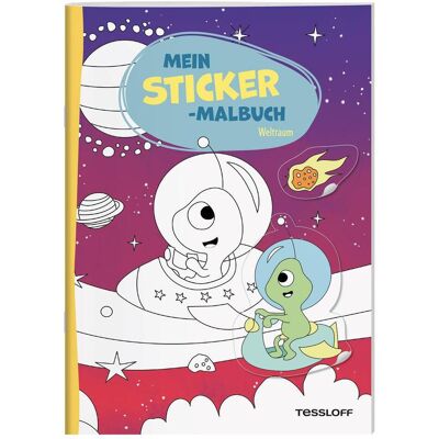 Tessloff, Sticker, Mein Sticker-Malbuch. Weltraum (25 Sticker) Tessloff, Sticker, Mein Sticker-Malbuch. Weltraum (25 Sticker)
