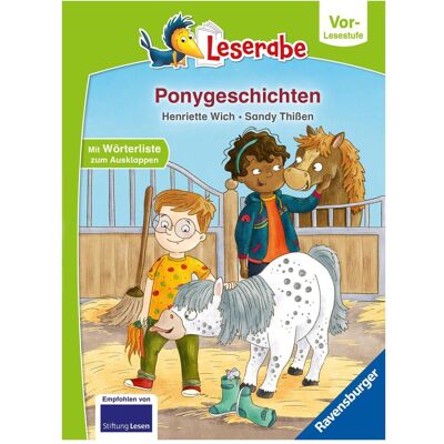 Ravensburger Ponygeschichten - Leserabe ab Vorschule - Erstlesebuch für Kinder ab 5 Jahren, Kinderbücher von Henriette Wich, Sandy Thissen Ravensburger Ponygeschichten - Leserabe ab Vorschule - Erstlesebuch für Kinder ab 5 Jahren, Kinderbücher von Henriette Wich, Sandy Thissen