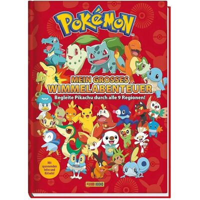 Pokémon: Mein grosses Wimmelabenteuer: Begleite Pikachu durch alle 9 Regionen, Kinderbücher von Panini Pokémon: Mein grosses Wimmelabenteuer: Begleite Pikachu durch alle 9 Regionen, Kinderbücher von Panini