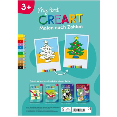 Ravensburger My first CreArt Malen nach Zahlen ab 3 - Weihnachten Ravensburger My first CreArt Malen nach Zahlen ab 3 - Weihnachten