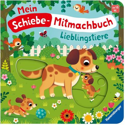 Ravensburger, Babybücher, Mein Schiebe-Mitmachbuch: Lieblingstiere - Spielbuch mit spannenden Schiebe-Elemen (Deutsch) Ravensburger, Babybücher, Mein Schiebe-Mitmachbuch: Lieblingstiere - Spielbuch mit spannenden Schiebe-Elemen (Deutsch)
