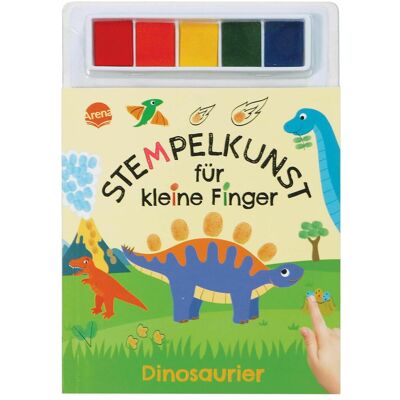 Arena, Stempel, Stempelkunst für kleine Finger. Dinosaurier Arena, Stempel, Stempelkunst für kleine Finger. Dinosaurier
