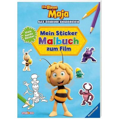 Ravensburger Die Biene Maja: Mein Sticker-Malbuch zum Film, Kinderbücher von Studio 100 Media GmbH Ravensburger Die Biene Maja: Mein Sticker-Malbuch zum Film, Kinderbücher von Studio 100 Media GmbH