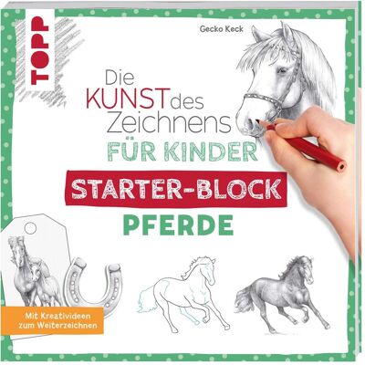 Frech Die Kunst des Zeichnens für Kinder Starter-Block - Pferde Frech Die Kunst des Zeichnens für Kinder Starter-Block - Pferde