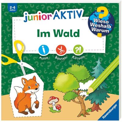 Ravensburger Wieso? Weshalb? Warum? junior AKTIV: Im Wald, Kinderbücher von Elke Broska Ravensburger Wieso? Weshalb? Warum? junior AKTIV: Im Wald, Kinderbücher von Elke Broska