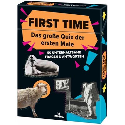 Moses First Time - Das grosse Quiz der ersten Male (Deutsch, 1 - 5 Spieler) Moses First Time - Das grosse Quiz der ersten Male (Deutsch, 1 - 5 Spieler)