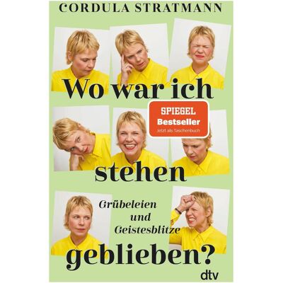 DTV Wo war ich stehen geblieben?, Sachbücher von Cordula Stratmann DTV Wo war ich stehen geblieben?, Sachbücher von Cordula Stratmann