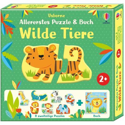 Usborne Publishing Allererstes Puzzle & Buch: Wilde Tiere (8 Teile) Usborne Publishing Allererstes Puzzle & Buch: Wilde Tiere (8 Teile)