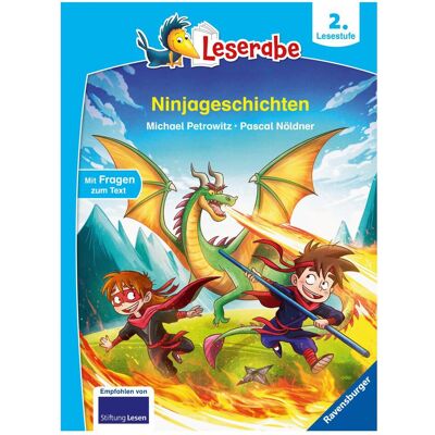 Ravensburger Ninjageschichten - Leserabe ab 2. Klasse - Erstlesebuch für Kinder ab 7 Jahren, Kinderbücher von Pascal Nöldner, Michael Petrowitz Ravensburger Ninjageschichten - Leserabe ab 2. Klasse - Erstlesebuch für Kinder ab 7 Jahren, Kinderbücher von Pascal Nöldner, Michael Petrowitz