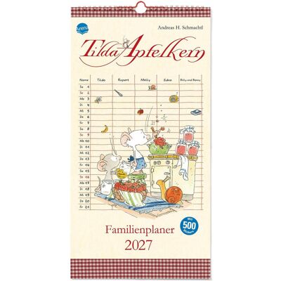 Arena, Kalender, Tilda Apfelkern. Familienplaner 2027 Arena, Kalender, Tilda Apfelkern. Familienplaner 2027