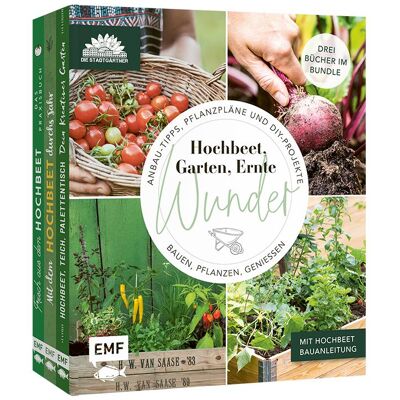 Edition Fischer Garten, Hochbeet, Ernte-Wunder - Drei Bücher im Bundle, Ratgeber von Die Stadtgärtner Edition Fischer Garten, Hochbeet, Ernte-Wunder - Drei Bücher im Bundle, Ratgeber von Die Stadtgärtner