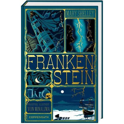 Coppenrath Frankenstein oder Der neue Prometheus (MinaLima), Kinderbücher von Ana Maria Brock, MinaLima Design, Mary Shelley Coppenrath Frankenstein oder Der neue Prometheus (MinaLima), Kinderbücher von Ana Maria Brock, MinaLima Design, Mary Shelley