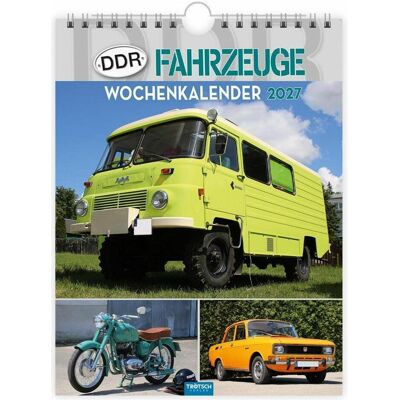 Trötsch, Kalender, DDR-Fahrzeuge2027 Trötsch, Kalender, DDR-Fahrzeuge2027