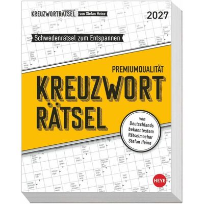 Heye, Kalender, Kreuzworträtsel Tagesabreisskalender 2027 Heye, Kalender, Kreuzworträtsel Tagesabreisskalender 2027