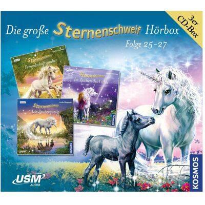 Die grosse Sternenschweif Hörbox Folgen 25-27 (3 Audio CDs), Hörbücher von United Soft Media Verlag GmbH, Linda Chapman Die grosse Sternenschweif Hörbox Folgen 25-27 (3 Audio CDs), Hörbücher von United Soft Media Verlag GmbH, Linda Chapman