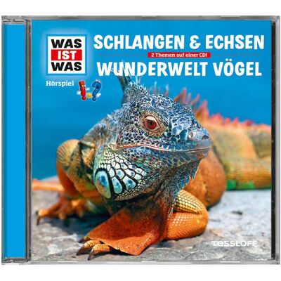 Tessloff WAS IST WAS Hörspiel: Schlangen & Echsen/ Wunderwelt Vögel, Hörbücher von Manfred Baur, Kristiane Semar, Sebastian Hassler, Dr. Manfred Baur, Anna Carlsson, Günther Illi, Jakob Riedl, Crock Krumbiegel Tessloff WAS IST WAS Hörspiel: Schlangen & Echsen/ Wunderwelt Vögel, Hörbücher von Manfred Baur, Kristiane Semar, Sebastian Hassler, Dr. Manfred Baur, Anna Carlsson, Günther Illi, Jakob Riedl, Crock Krumbiegel
