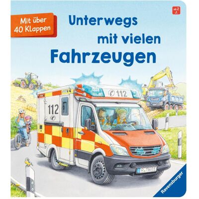 Ravensburger, Babybücher, Unterwegs mit vielen Fahrzeugen (Deutsch) Ravensburger, Babybücher, Unterwegs mit vielen Fahrzeugen (Deutsch)