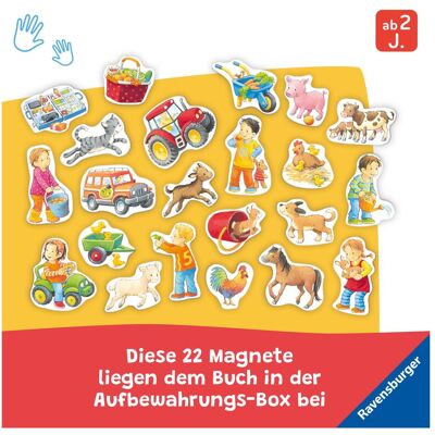 Ravensburger, Babybücher, Mein grosses Magnetbuch - Was gehört wohin? Auf dem Bauernhof (Deutsch) Ravensburger, Babybücher, Mein grosses Magnetbuch - Was gehört wohin? Auf dem Bauernhof (Deutsch)