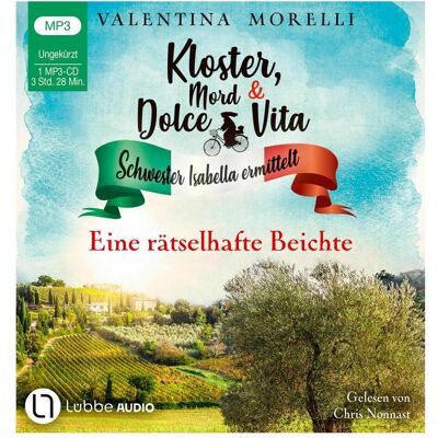 Lübbe Audio Kloster, Mord und Dolce Vita - Eine rätselhafte Beichte, Hörbücher von Valentina Morelli Lübbe Audio Kloster, Mord und Dolce Vita - Eine rätselhafte Beichte, Hörbücher von Valentina Morelli