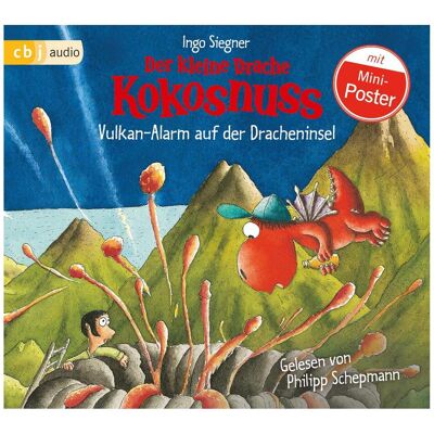 Edel Der kleine Drache Kokosnuss - Vulkan-Alarm auf der Dracheninsel, Hörbücher von Ingo Siegner, Philipp Schepmann Edel Der kleine Drache Kokosnuss - Vulkan-Alarm auf der Dracheninsel, Hörbücher von Ingo Siegner, Philipp Schepmann