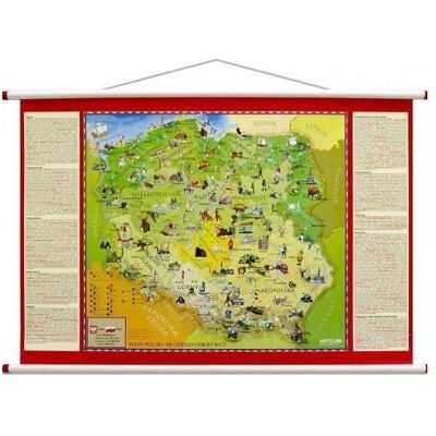 Artglob Polen Young Explorers Wandkarte Für Kinder 580x380 mm, Landkarte Artglob Polen Young Explorers Wandkarte Für Kinder 580x380 mm, Landkarte