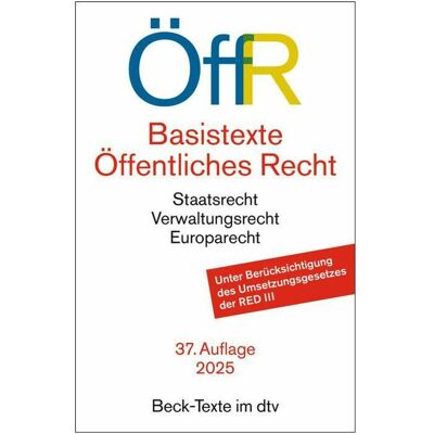 DTV Basistexte Öffentliches Recht, Fachbücher von Steffen Detterbeck DTV Basistexte Öffentliches Recht, Fachbücher von Steffen Detterbeck