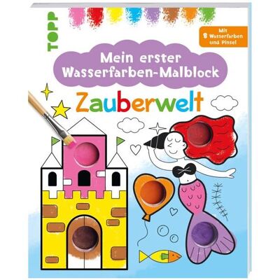 Frech Meine erster Wasserfarben-Malblock - Zauberwelt Frech Meine erster Wasserfarben-Malblock - Zauberwelt