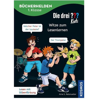 Kosmos Die drei??? Kids, Bücherhelden 1. Klasse, Witze zum Lesenlernen, Schulbücher von Arne S. Reismueller Kosmos Die drei??? Kids, Bücherhelden 1. Klasse, Witze zum Lesenlernen, Schulbücher von Arne S. Reismueller