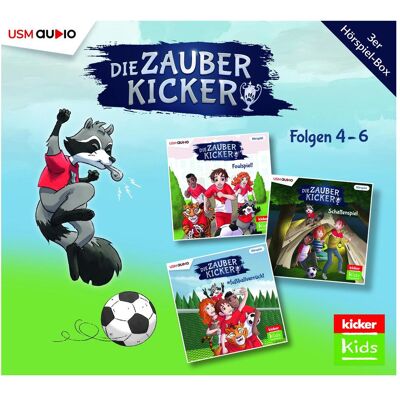 United Die Zauberkicker Hörbox Folgen 4-6 (3 Audio CDs), Hörbücher von Benjamin Schreuder, Fabian Lenk United Die Zauberkicker Hörbox Folgen 4-6 (3 Audio CDs), Hörbücher von Benjamin Schreuder, Fabian Lenk