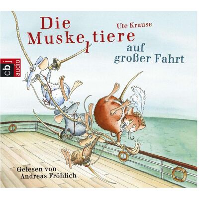 Edel Die Muskeltiere auf grosser Fahrt, Hörbücher von Ute Krause Edel Die Muskeltiere auf grosser Fahrt, Hörbücher von Ute Krause