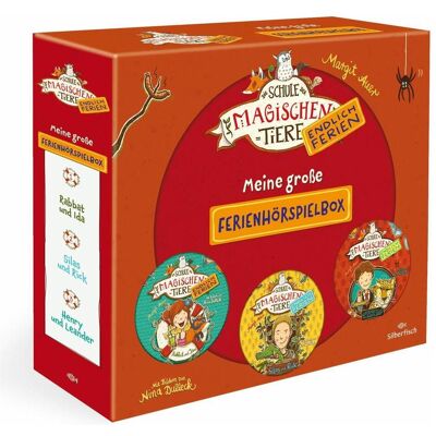Hörbuch Hamburg Die Schule der magischen Tiere Meine grosse Ferienhörspielbox, Hörbücher von Margit Auer, Diverse, Flemming Stein, Josephine Martz, Lenny Trampert, Martin Lohmann, Achim Buch, Stefan Brönneke, Jan-David Rönfeldt Hörbuch Hamburg Die Schule der magischen Tiere Meine grosse Ferienhörspielbox, Hörbücher von Margit Auer, Diverse, Flemming Stein, Josephine Martz, Lenny Trampert, Martin Lohmann, Achim Buch, Stefan Brönneke, Jan-David Rönfeldt