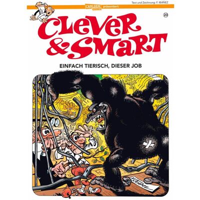Carlsen Clever und Smart 23: Einfach tierisch, dieser Job, Hörbücher von Francisco Ibáñez Carlsen Clever und Smart 23: Einfach tierisch, dieser Job, Hörbücher von Francisco Ibáñez