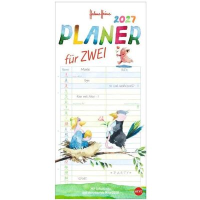 Athesia, Kalender, Helme Heine: Planer für zwei 2027 Athesia, Kalender, Helme Heine: Planer für zwei 2027