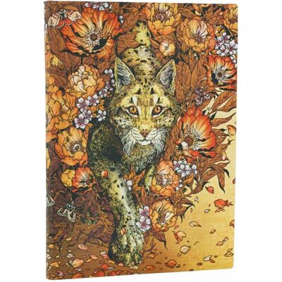 Paperblanks, Heft + Block, Notizbuch Softcover Aufsteigender Luchs Midi Liniert (Liniert, Weicher Einband) Paperblanks, Heft + Block, Notizbuch Softcover Aufsteigender Luchs Midi Liniert (Liniert, Weicher Einband)
