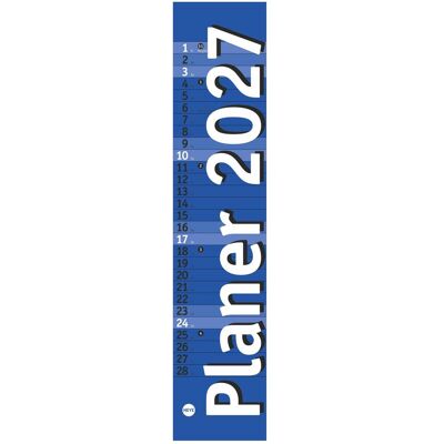 Athesia, Kalender, Langplaner mini, blau 2027 Athesia, Kalender, Langplaner mini, blau 2027
